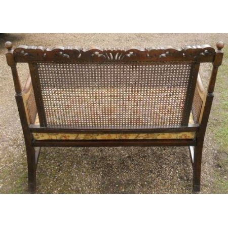 Sizbank Zweisitzer antik ca. 1920