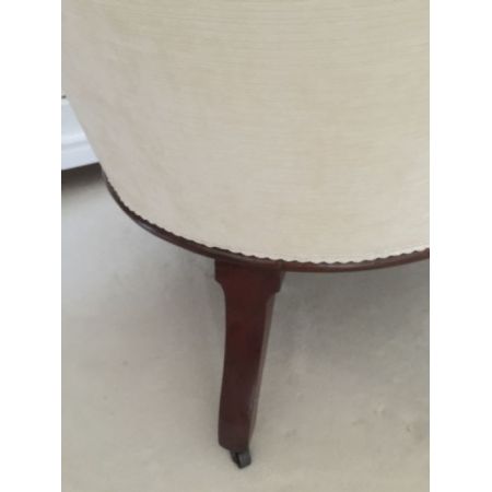 Chaise Longue antik Mahagoni Massivholzsofa 19. Jahrhundert