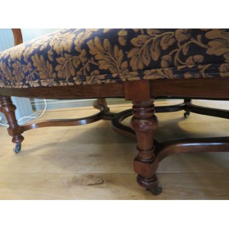 Antikes viktorianisches "Hump Back" / "Camel Back" Sofa aus dem 19. Jahrhundert 