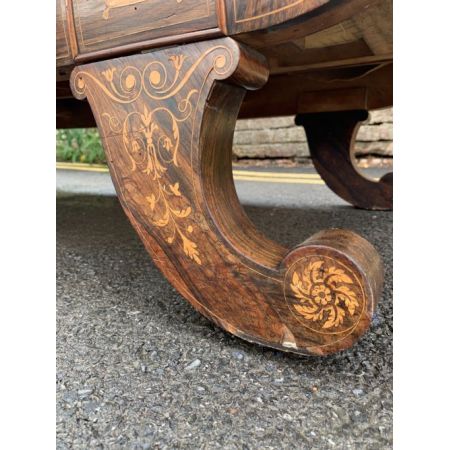 Nordeuropäisch Sofa antik Palisander 19. Jahrhundert