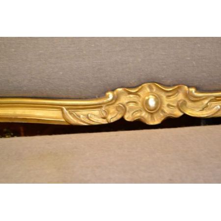 Französisches vergoldetes gerahmtes Sofa antik 19. Jahrhundert