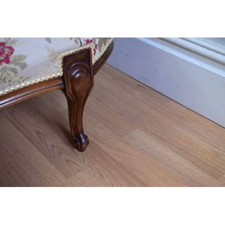 Chaise Longue antike Liege Mahagoni Massivholz 1920er Jahre