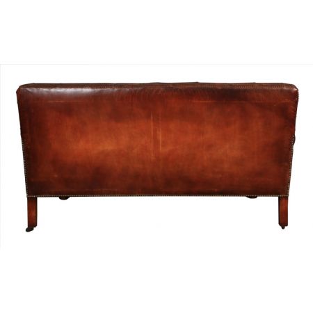 Viktorianisches Mahagoni Chesterfield Sofa Leder antik ca 1860
