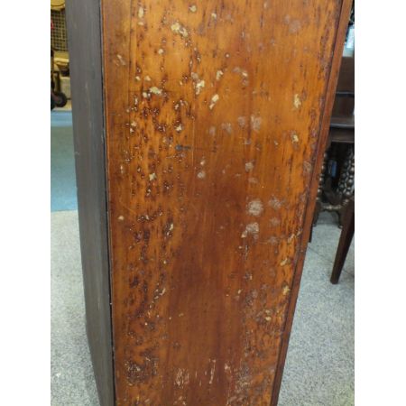 Viktorianische Wellington Birken Kommode Massivholz antik ca 1870