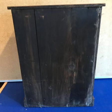 Antike viktorianische Wellington Mahagonikommode