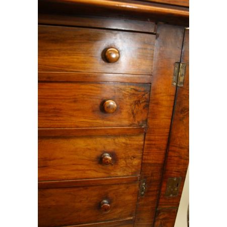  Antike "Wellington" Walnusskommode /Walnusstruhe Ende des 19. Jahrhunderts