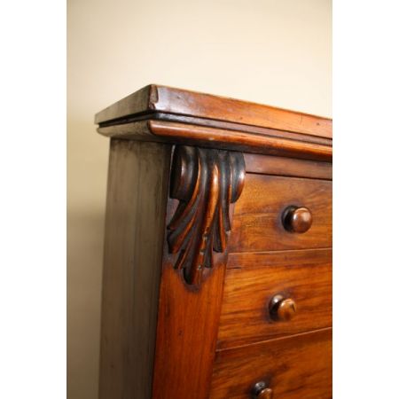  Antike "Wellington" Walnusskommode /Walnusstruhe Ende des 19. Jahrhunderts