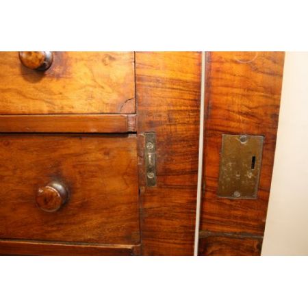  Antike "Wellington" Walnusskommode /Walnusstruhe Ende des 19. Jahrhunderts