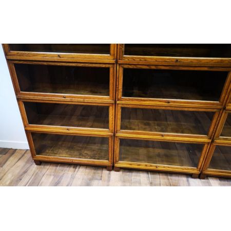 seltene "Barristers" Eichenbücherschränke, von Globe Wernicke, um 1940