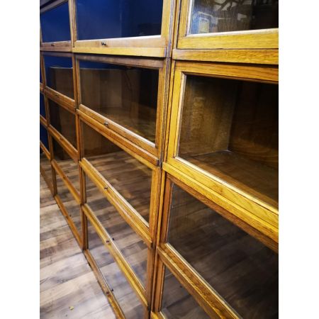 seltene "Barristers" Eichenbücherschränke, von Globe Wernicke, um 1940