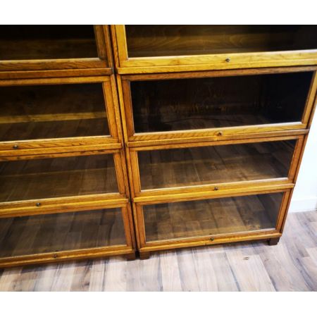 seltene "Barristers" Eichenbücherschränke, von Globe Wernicke, um 1940