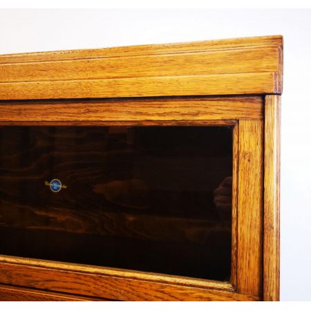 seltene "Barristers" Eichenbücherschränke, von Globe Wernicke, um 1940