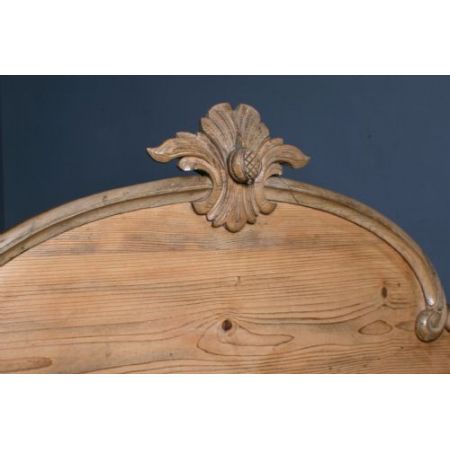 große antike viktorianische Kiefernküchenkommode