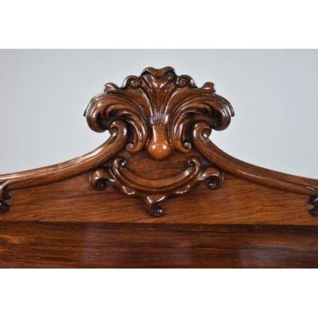 viktorianischer antiker Palisander-Serpentinen-Chiffonnier