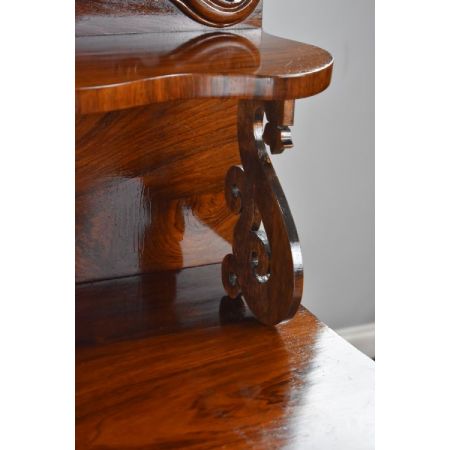 viktorianischer antiker Palisander-Serpentinen-Chiffonnier