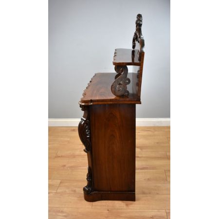 viktorianischer antiker Palisander-Serpentinen-Chiffonnier