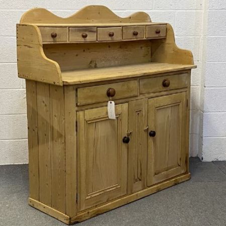 englisches antikes Kiefernlandhaus Sideboard/ Landhausschrank