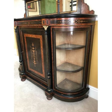 Amboina ebonisierte Kommode antik Kredenz 19. Jahrhundert