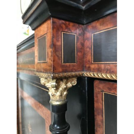 Amboina ebonisierte Kommode antik Kredenz 19. Jahrhundert