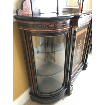 Amboina ebonisierte Kommode antik Kredenz 19. Jahrhundert