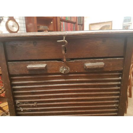 Antiker edwardianischer Eichen- Aktenschrank, von 1920