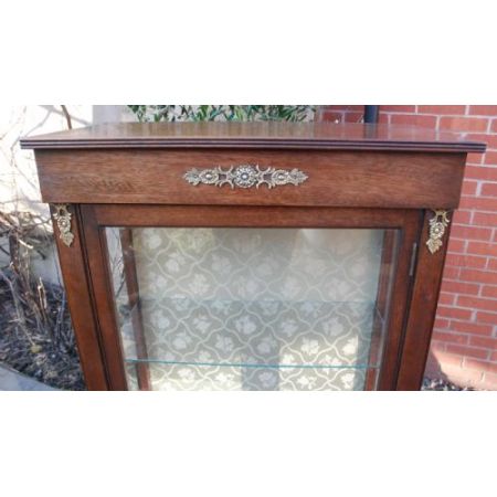 Antike 1920er Mahagonivitrine