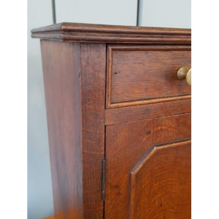 antiker  französischer Miniatur- Eichenschrank, von 1870 