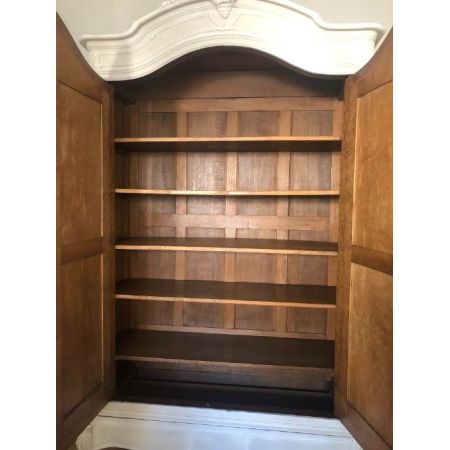 antiker französischer verspiegelter Kleiderschrank, 1890 