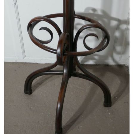 Antiker Thonet Bugholz Kleiderständer, Garderobe, Hutständer aus dem 19. Jahrhundert