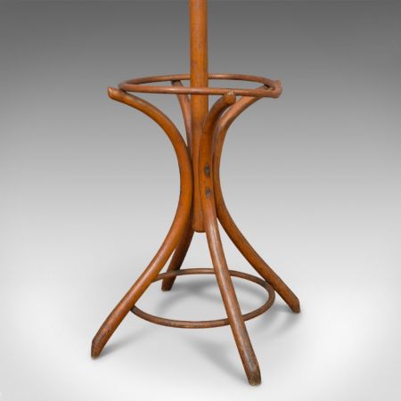 antike englische edwardianische Buchengarderobe aus Bugholz