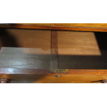 antiker viktorianischer Mahagonikleiderschrank , "Dwarf Wardrobe"