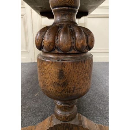 Großer Eichenholz Esstisch Massivholz antik ca 1900