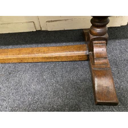 Großer Eichenholz Esstisch Massivholz antik ca 1900