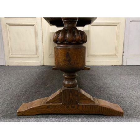 Großer Eichenholz Esstisch Massivholz antik ca 1900