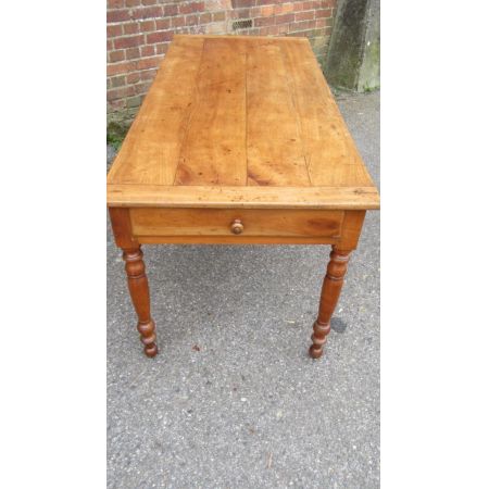 Französischer Kirschbaum Esstisch Massivholz antik 19. Jahrhundert