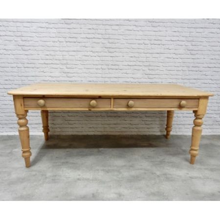 Viktorianischer Kiefernholz Esstisch Massivholz antik ca 1870