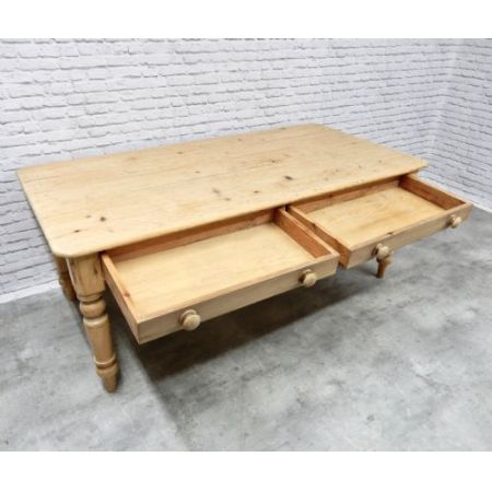 Viktorianischer Kiefernholz Esstisch Massivholz antik ca 1870