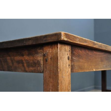 Viktorianischer Massivholz Esstisch Buche antik ca 1880