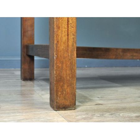 Viktorianischer Massivholz Esstisch Buche antik ca 1880