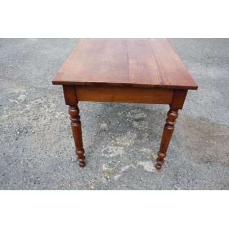 Französischer Kirschbaum Esstisch Massivholz antik ca 1880