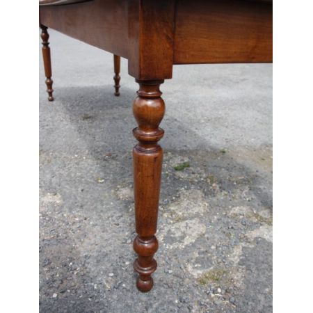 Französischer Kirschbaum Esstisch Massivholz antik ca 1880