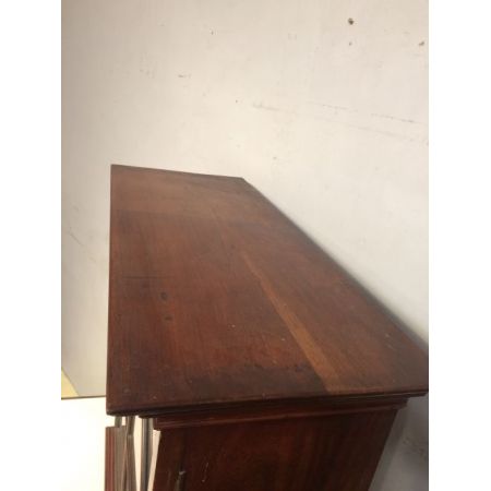 Kleine Mahagoni Hänge Vitrine Massivholz antik 19. Jahrhundert