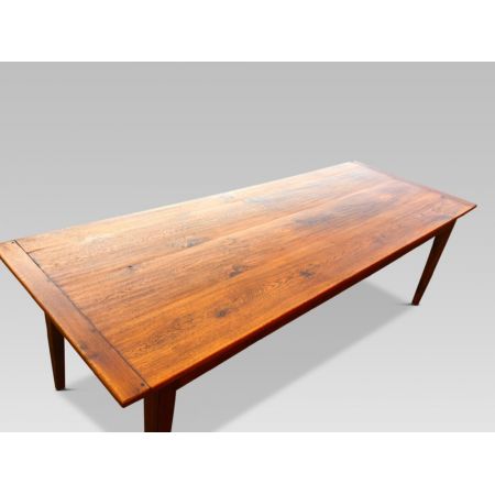 Französischer Eichen Esstisch Massivholz antik ca 1880