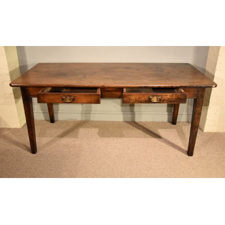 Französischer Kirschbaum Esstisch Massivholz antik 19. Jahrhundert