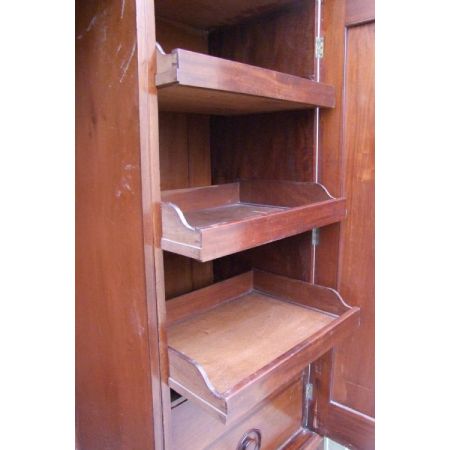 Antiker Mahagonieinbauschrank , Einbauschrank aus dem 19. Jahrhundert