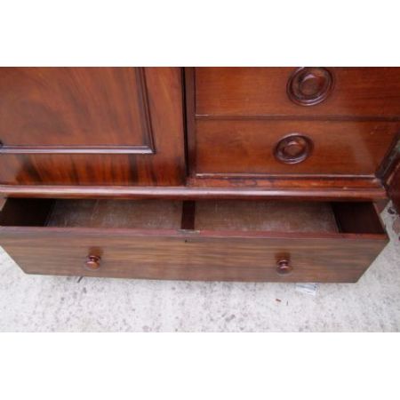 Antiker Mahagonieinbauschrank , Einbauschrank aus dem 19. Jahrhundert