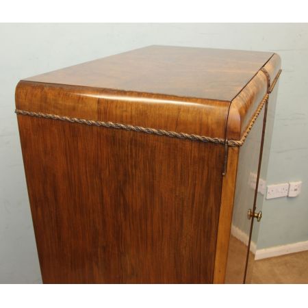 antiker Walnusskleiderschrank, Tallboy, 1920