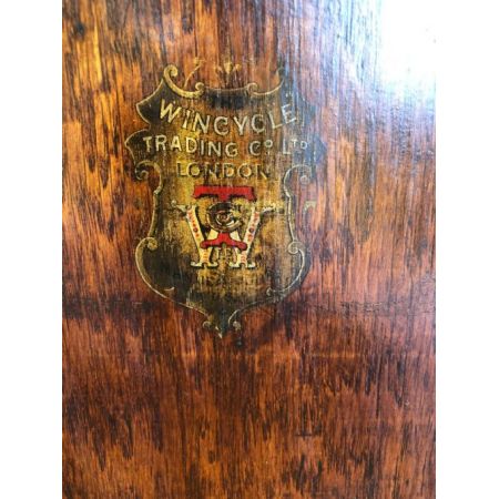 Antikes offenes Bücherregal aus massiver Eiche, 1900