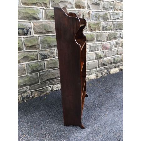 Antikes offenes Bücherregal aus massiver Eiche, 1900