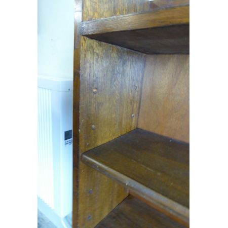 Antikes offenes Eichenbücherregal aus 1930